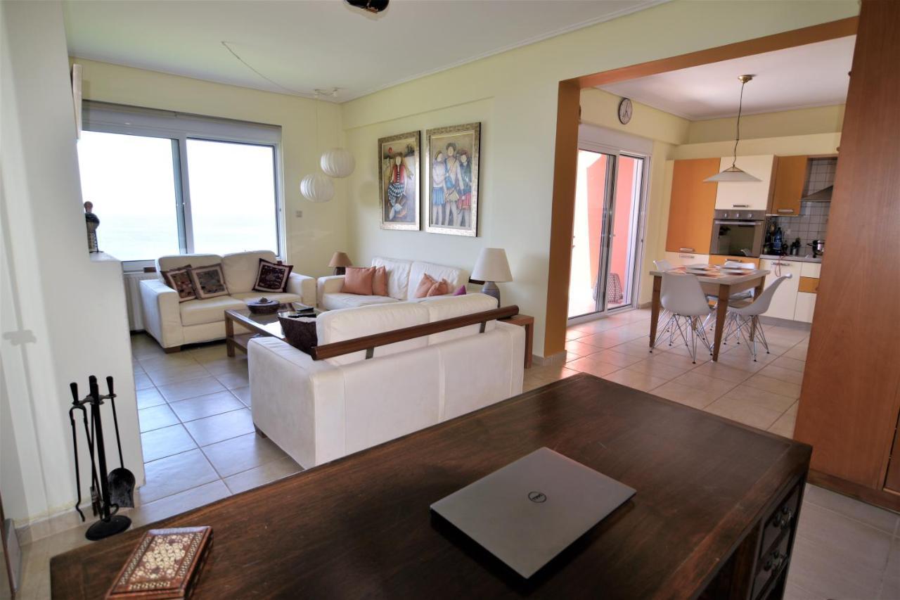 Blue Bay View - Beach House Vathirrevma Екстер'єр фото